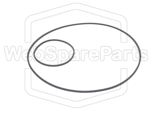 Kit Courroies Pour Platine Cassette Grundig CN 830