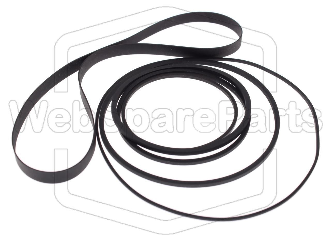 Kit Courroies Pour Magnétoscope Sony SL-T6ME Betamax