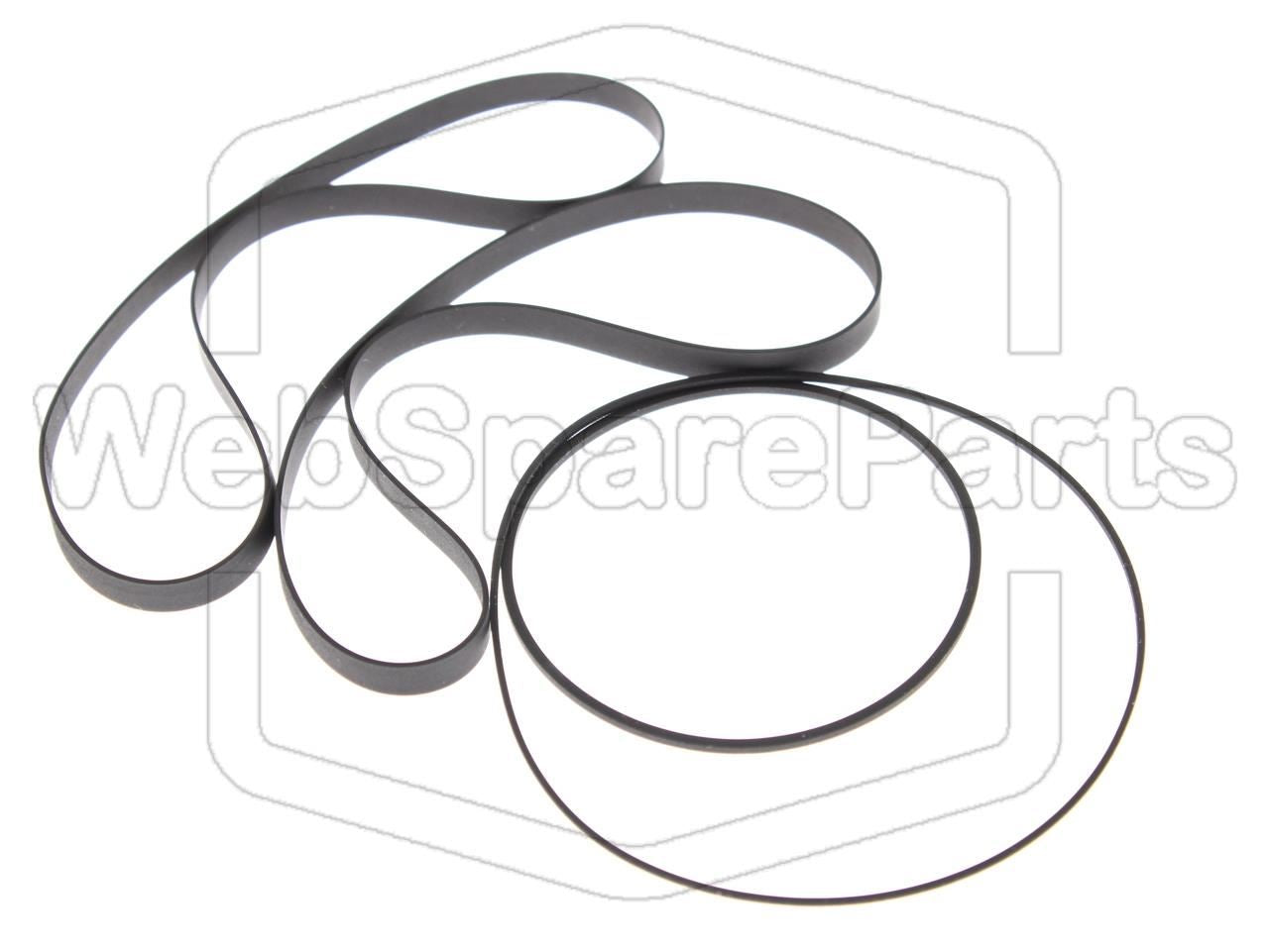 Kit Courroies Pour Double Cassette Deck Sony TC-W5