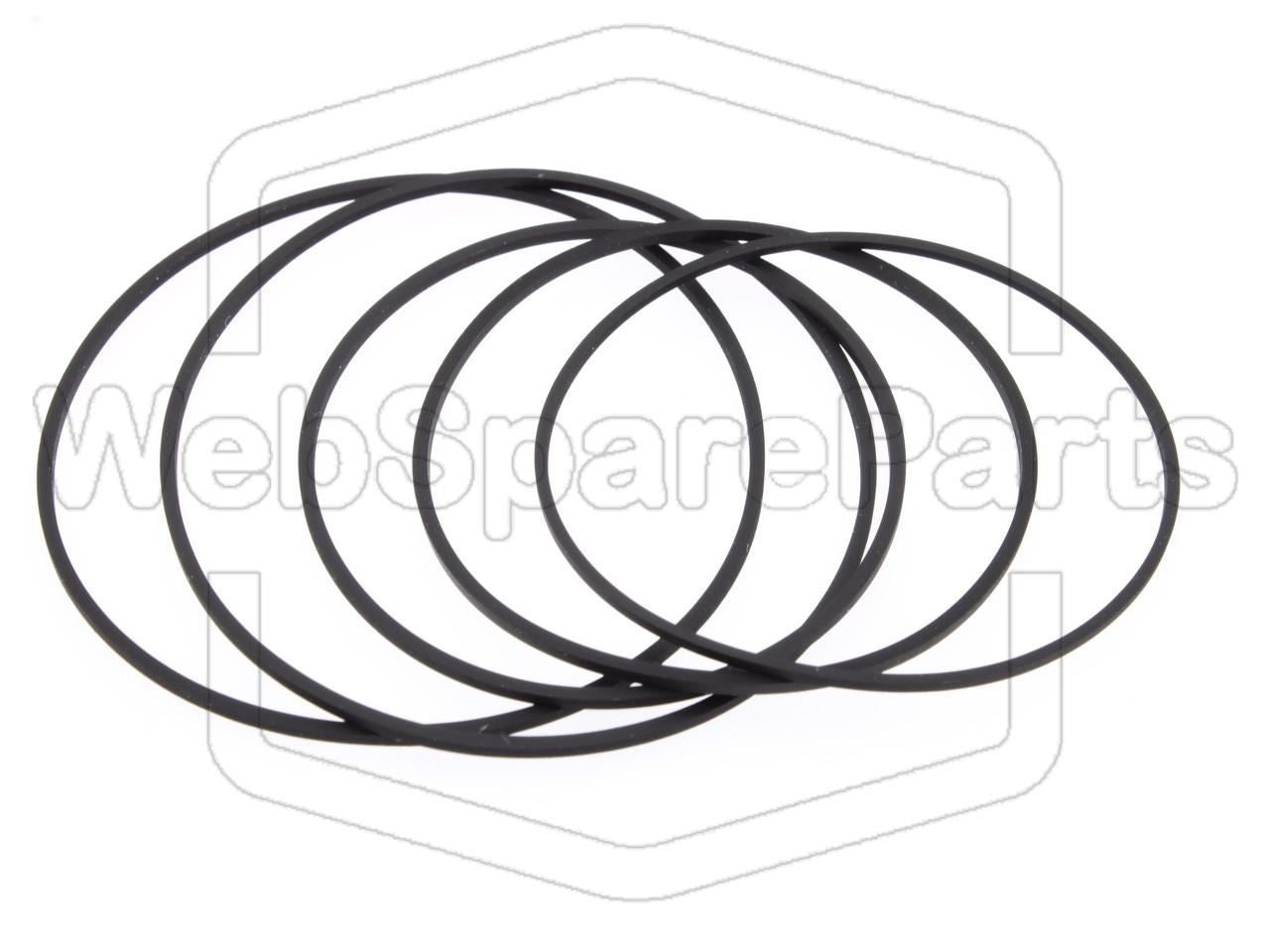 Kit Courroies Pour Platine Cassette Sony XO-D1 CD