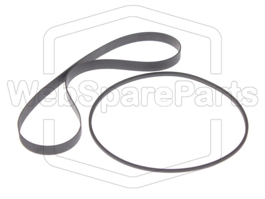 Kit Courroies Pour Platine Cassette Stéréo Grundig UMS 1