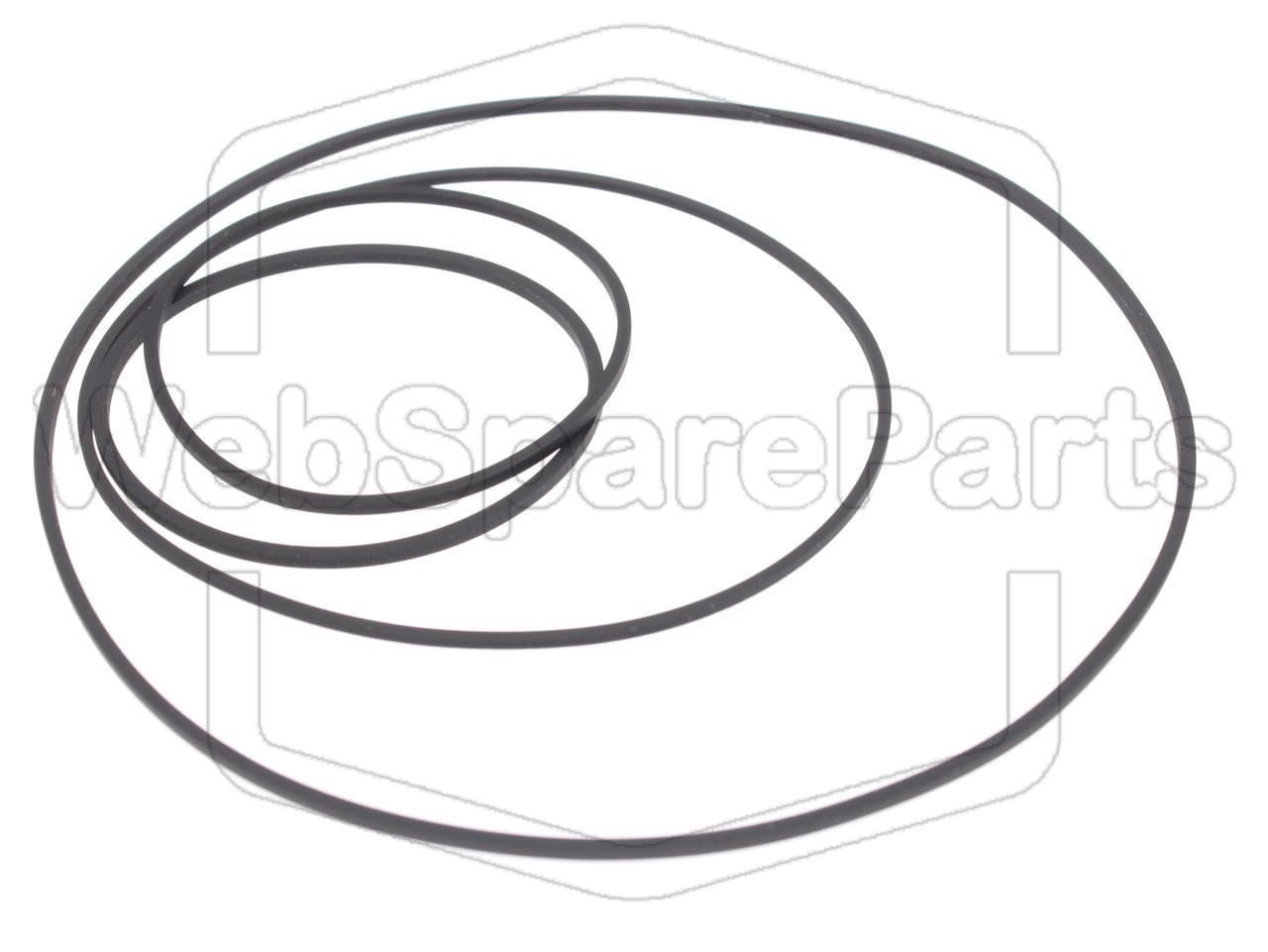 Kit Courroies Pour Platine Cassette Aiwa AD-1250