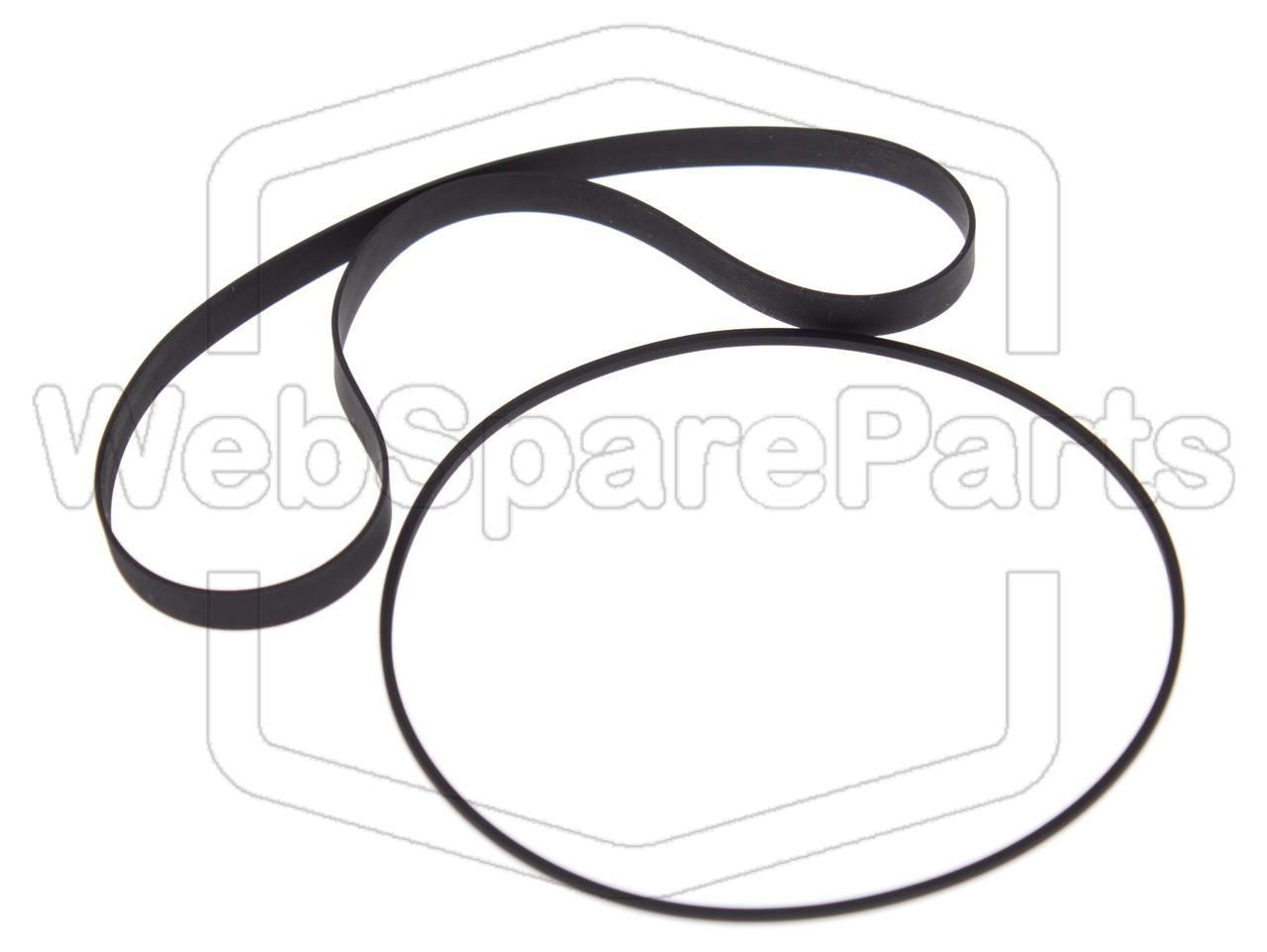 Kit Courroies Pour Magnétophone Bobine Akai 202 DSS
