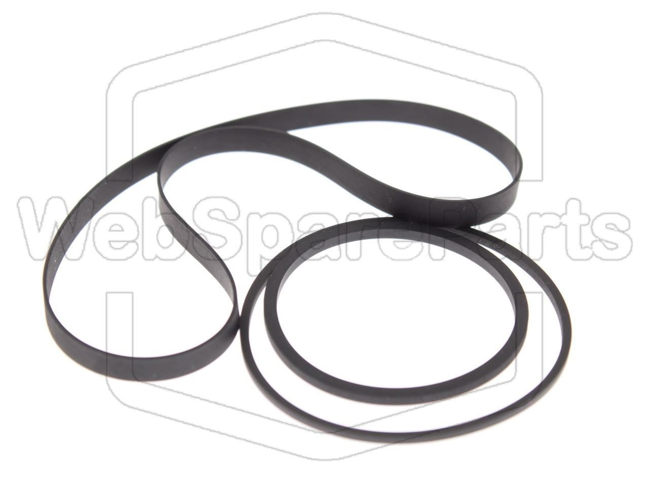 Kit Courroies Pour Platine Cassette Stéréo Kenwood KX-5050