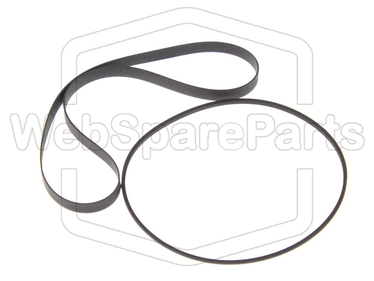 Capstan Courroie + F/R Courroie pour platine cassette Aiwa CS-500