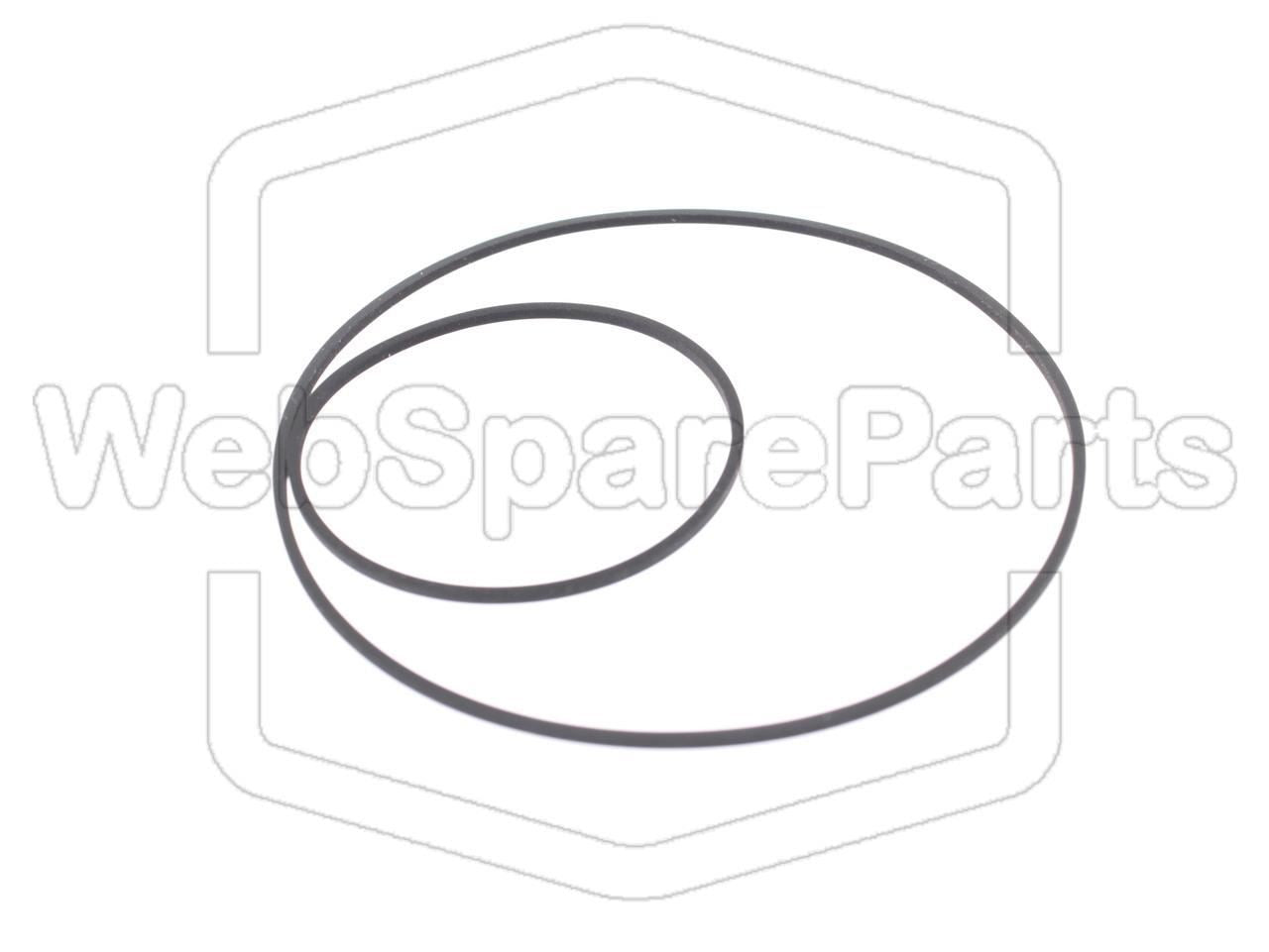 Kit courroies compatible Sony CFS-1045 pour réparation radio cassette