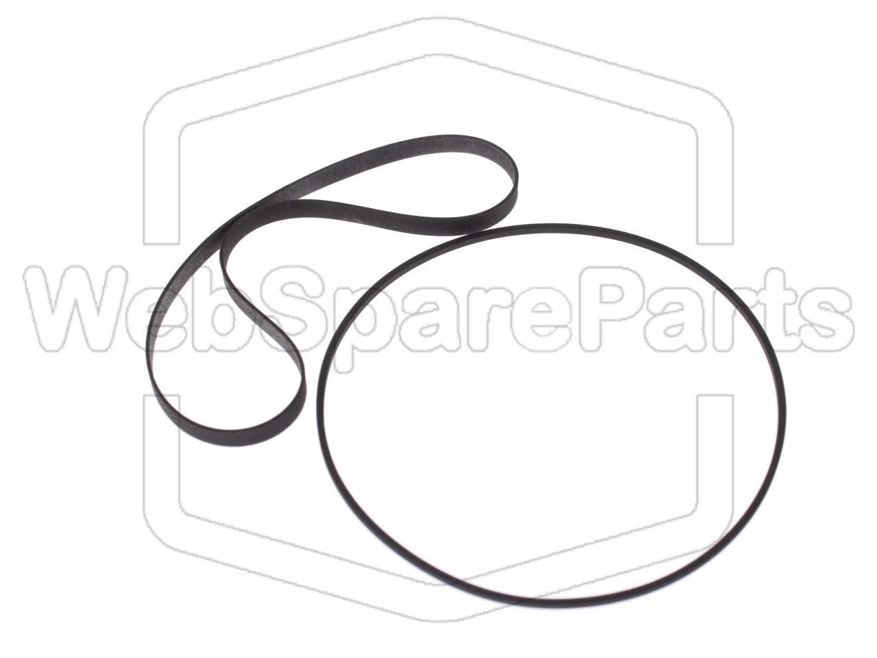 Kit Courroies Pour Platine Cassette Sanyo G-5001