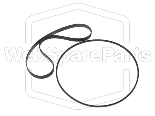 Kit Courroies Pour Platine Cassette Sanyo G-5001