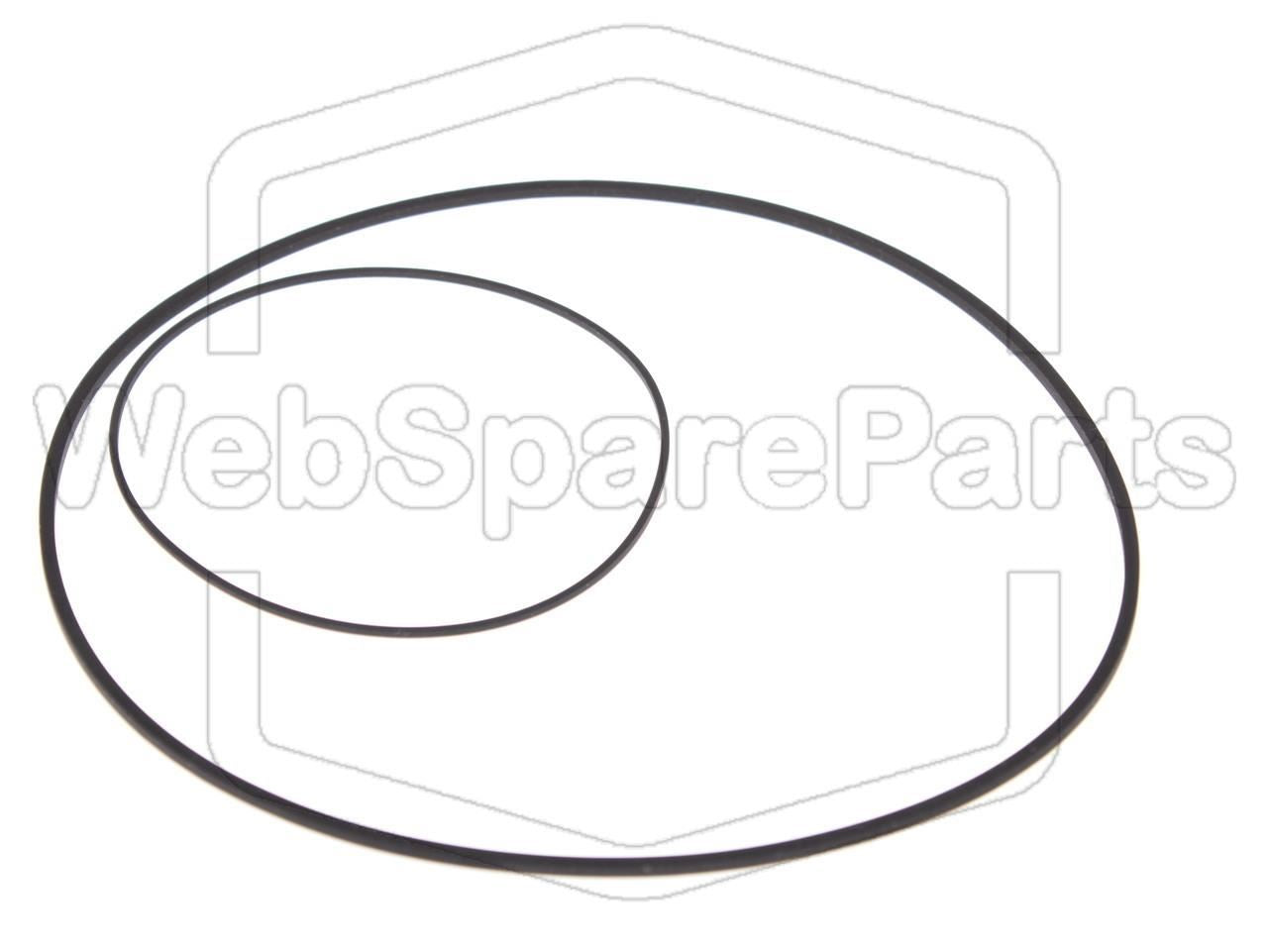 Kit Courroies Pour Platine Cassette Stéréo Kenwood KX-700