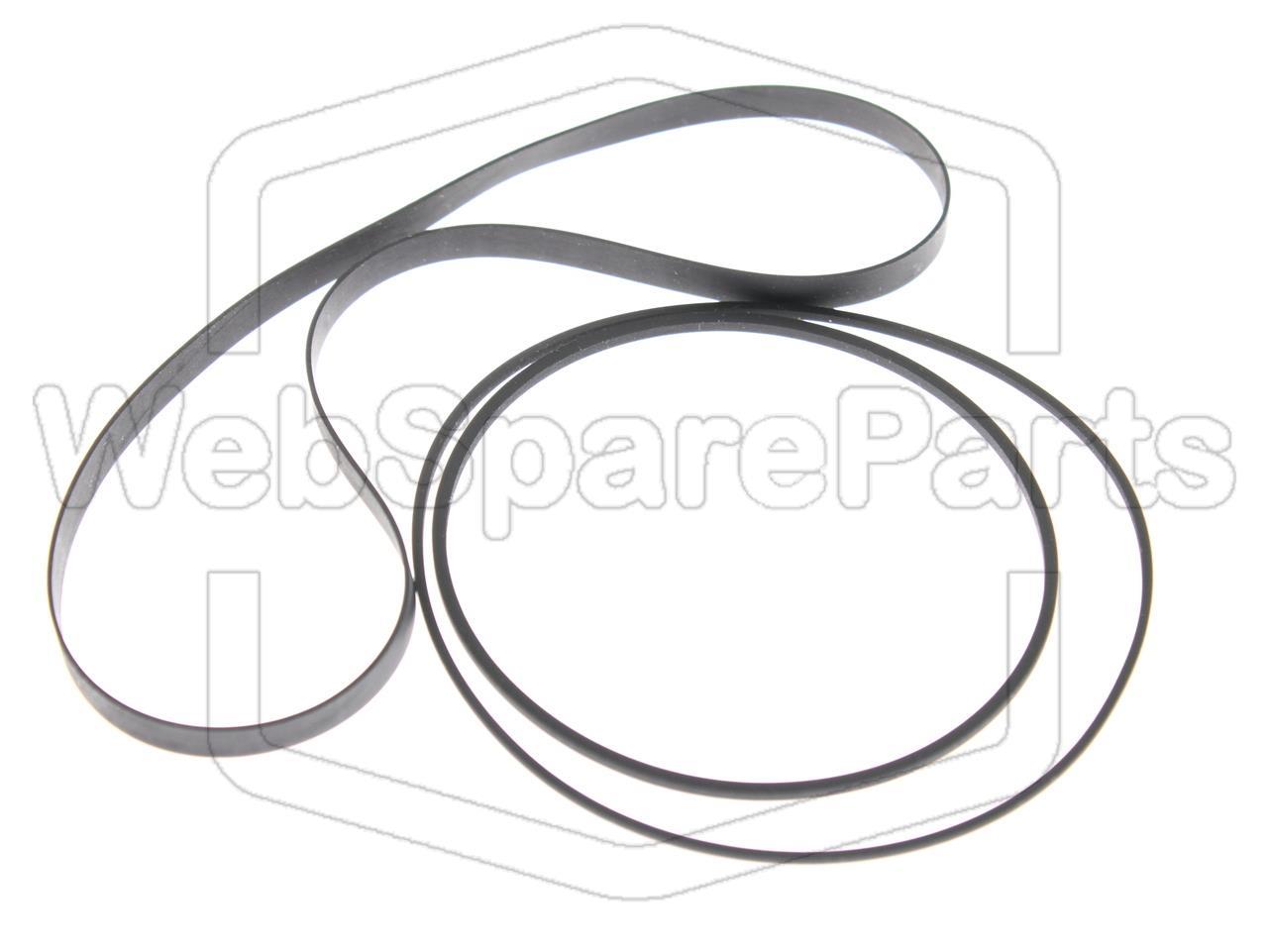 Kit Courroies Pour Platine Cassette Sharp RT-31