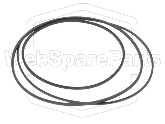Kit Courroies Pour Platine Cassette Philips F-6233
