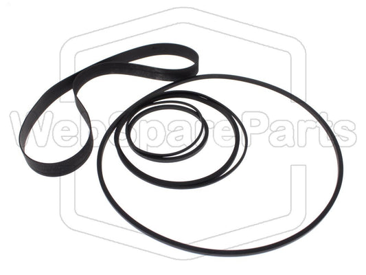 Kit Courroies Pour Magnétoscope Goldstar VCP-4000