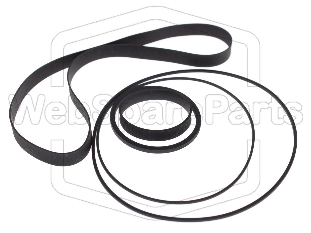 Kit Courroies Pour Magnétoscope Toshiba V-51 Betamax