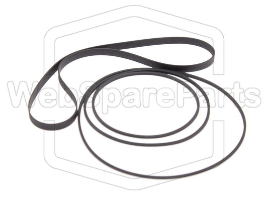 Kit Courroies Pour Platine Cassette Sharp RT-150
