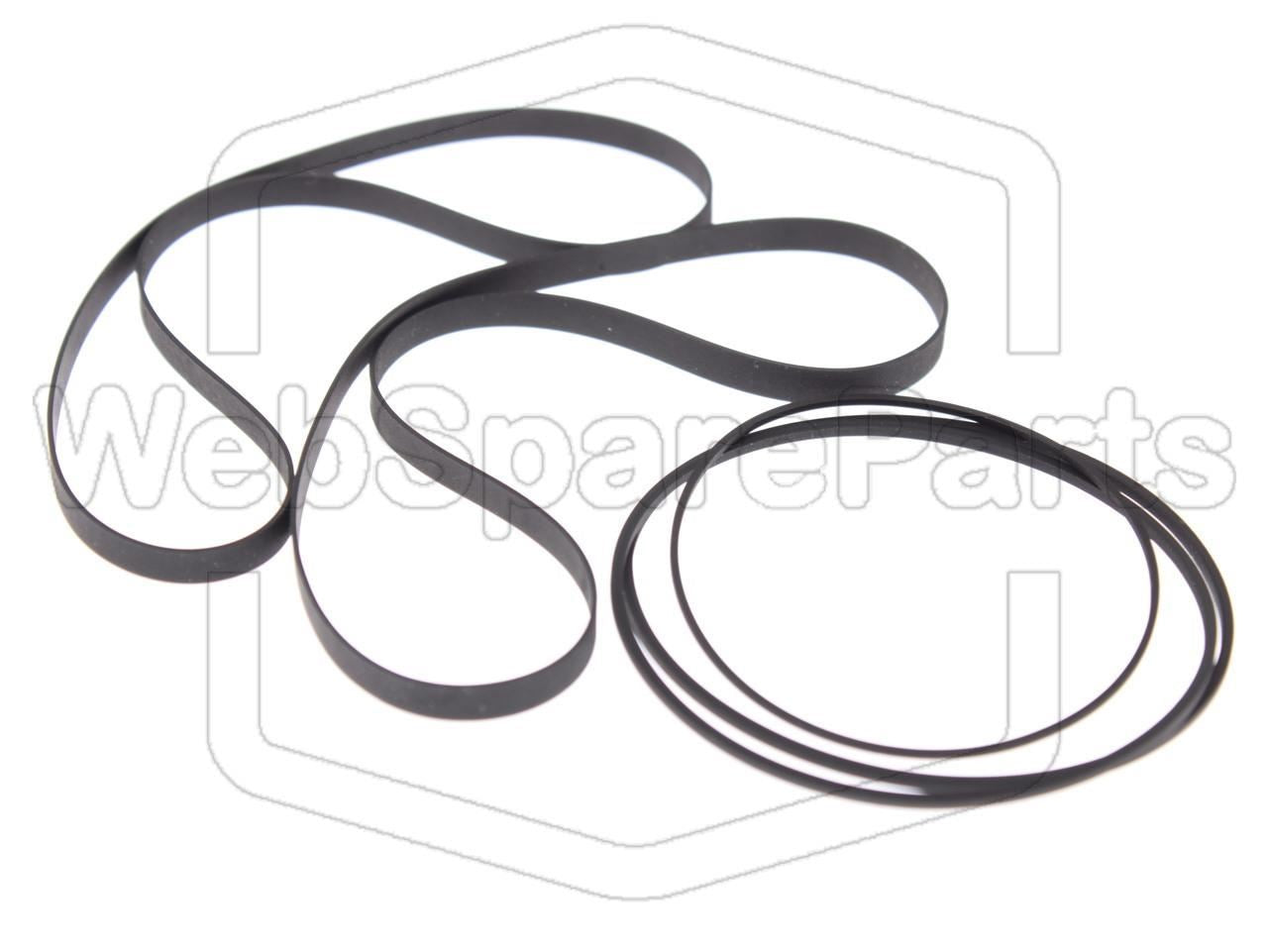 Kit Courroies Pour Double Platine Cassette Kenwood AX-43