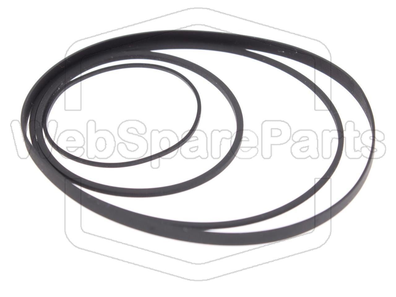 Kit Courroies Pour Platine Cassette Aiwa AD-M250