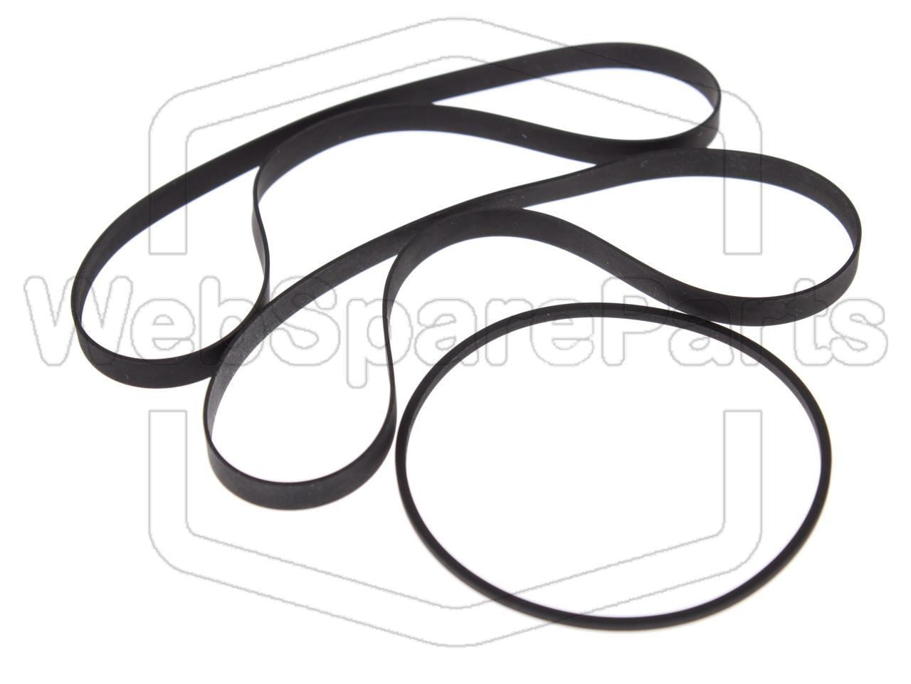 Kit Courroies Pour Platine Cassette Aiwa AD-WX616