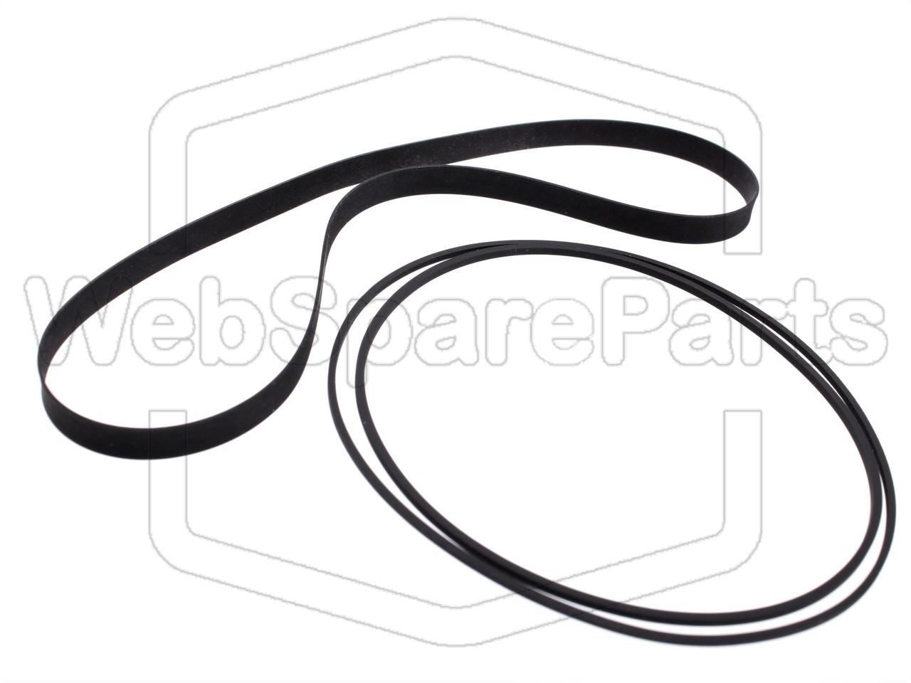 Kit Courroies Pour Platine Cassette Teac CX-210