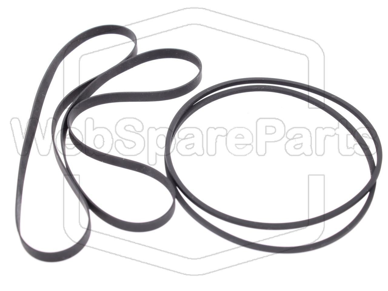 Kit Courroies Pour Double Platine Cassette euras CCF-21