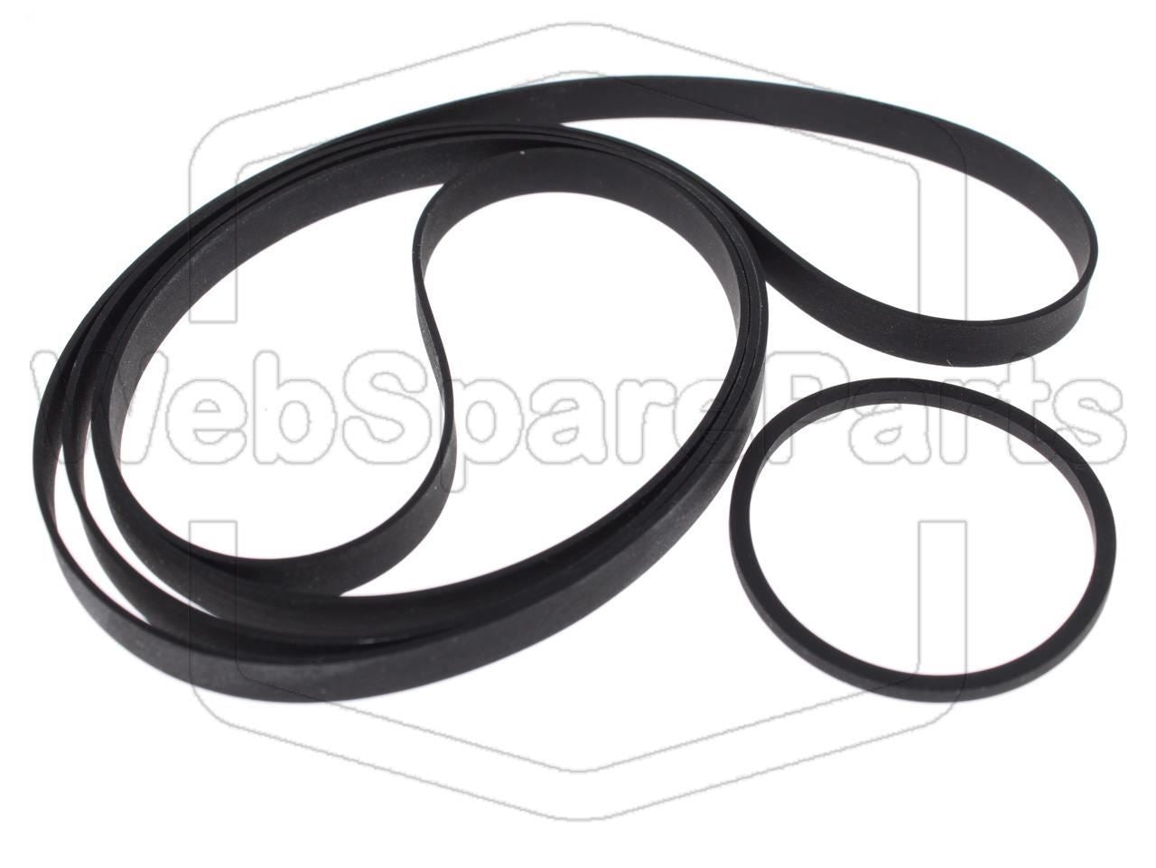 Kit courroies de rechange pour Bang & Olufsen Beogram 6000 Type 5505