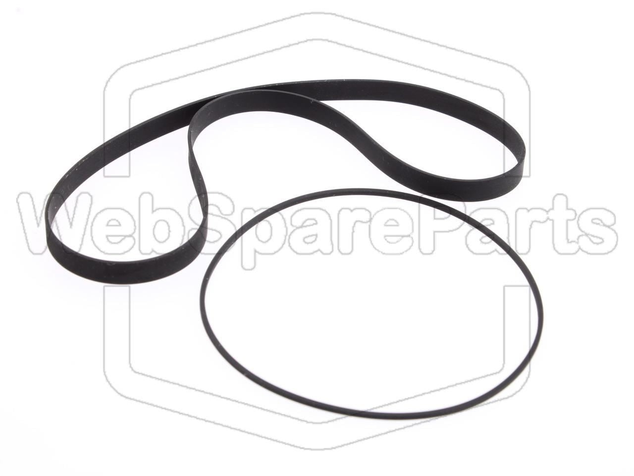 Kit Courroies Pour Platine Cassette Technics RS-M12