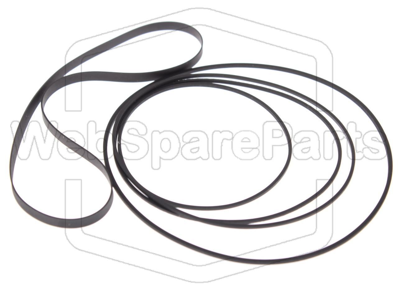 Kit Courroies Pour Platine Cassette Stéréo Kenwood KX-706