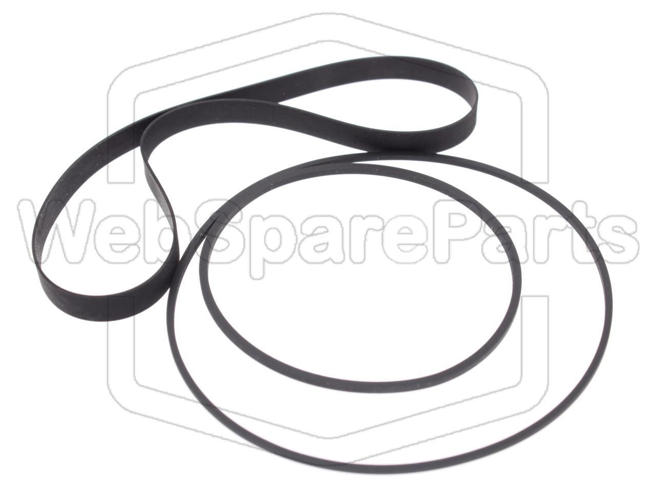 Kit Courroies Pour Platine Cassette Harman Kardon CD-91