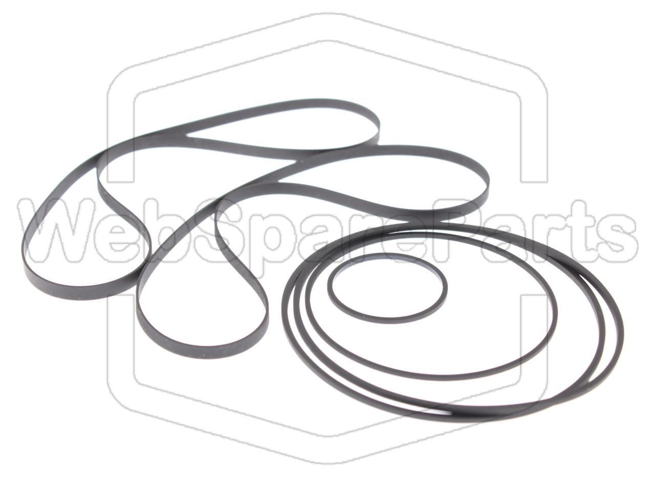 Kit Courroies Pour Platine Cassette Aiwa FX-W440