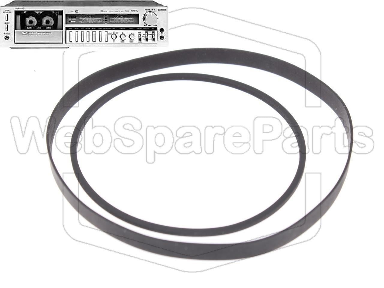 Kit Courroies Pour Platine Cassette Aiwa AD-F600/2