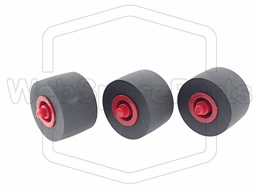 Galets Presseurs compatible Teac W-600R pour réparation Platine Cassette
