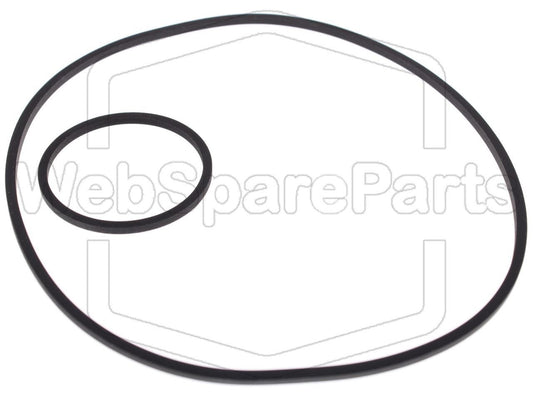 Kit de courroies pour magnétoscope Toshiba V-412 T/G