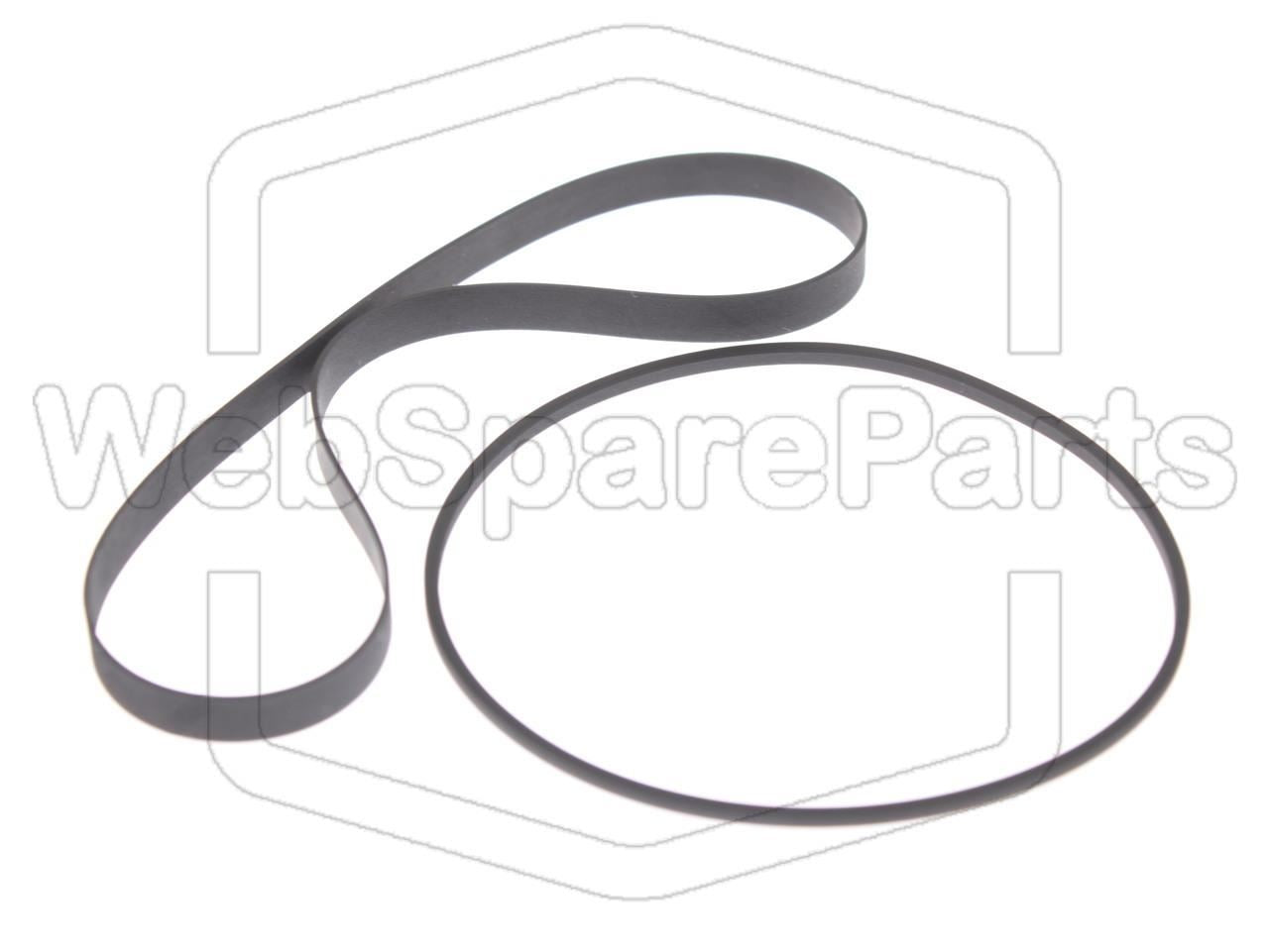 Kit Courroies Pour Platine Cassette Stéréo Grundig UMS 2