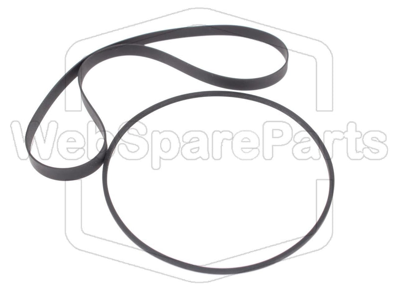 Kit Courroies Pour Platine Cassette Kenwood KX-71RB