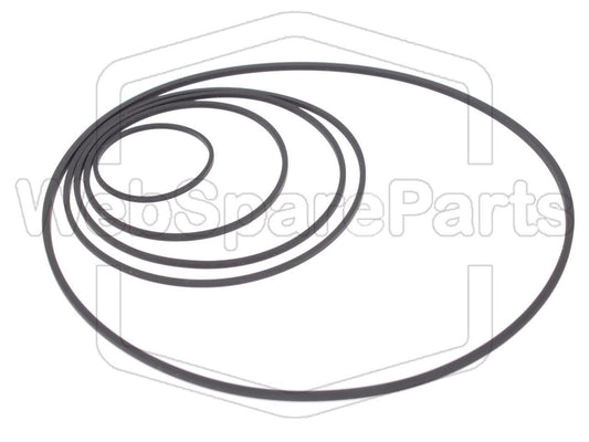 Kit Courroies Pour Platine Cassette Harman Kardon HK-2000