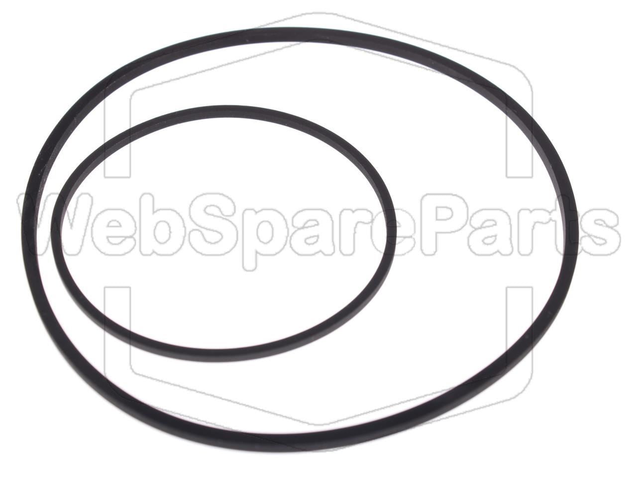 Kit Courroies Pour Magnétoscope Telerent X 7000 T