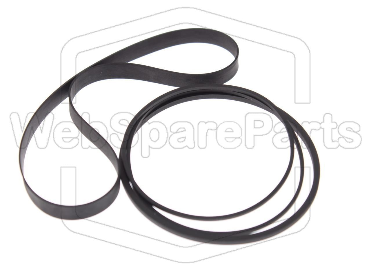 Kit Courroies Pour Platine Cassette Stéréo Kenwood KX-2006