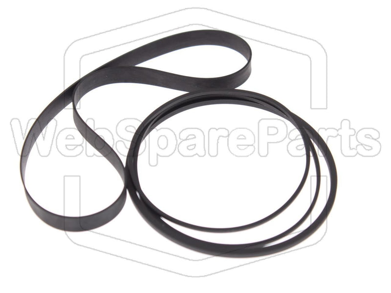 Kit Courroies Pour Platine Cassette Stéréo Kenwood KX-2006