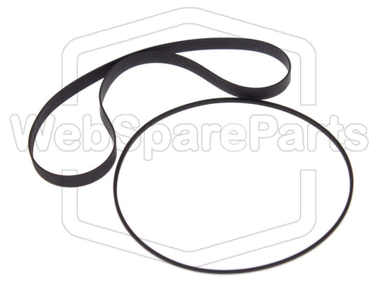 Kit Courroies Pour Magnétophone Bobine Akai GX-260D