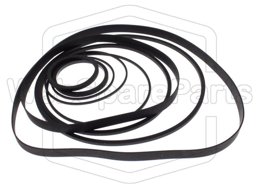 Kit Courroies Pour Magnétoscope Sharp VC-7300