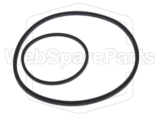 Kit Courroies Pour Caméscope Panasonic NV-M1 VHS Movie