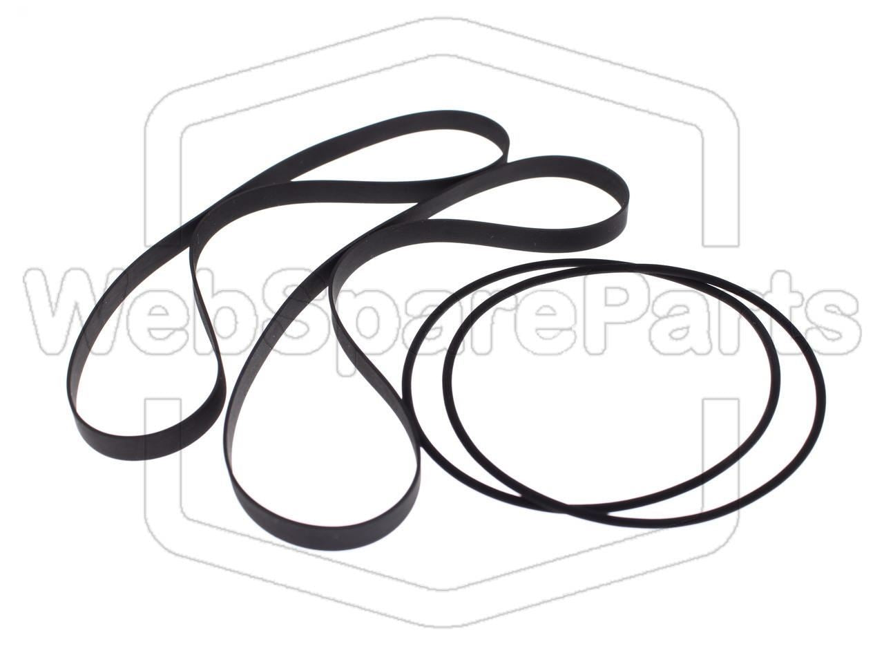 Kit Courroies Pour Platine Cassette Technics RS-TR212