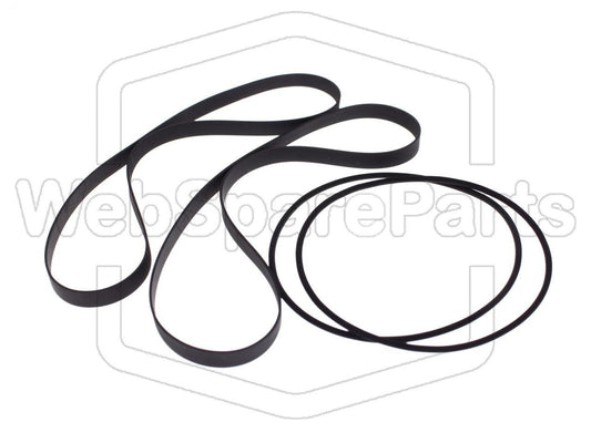 Kit Courroies Pour Platine Cassette Technics RS-TR212