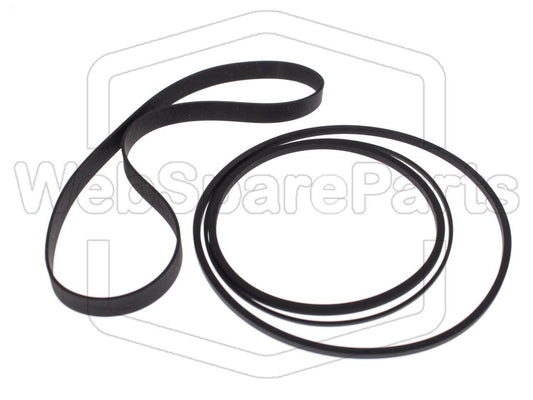 Kit de courroies pour magnétoscope Mitsubishi HS-306 E
