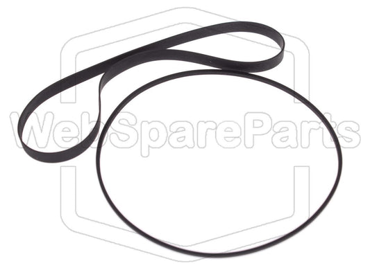 Kit Courroies Pour Platine Cassette Aiwa AD-F410