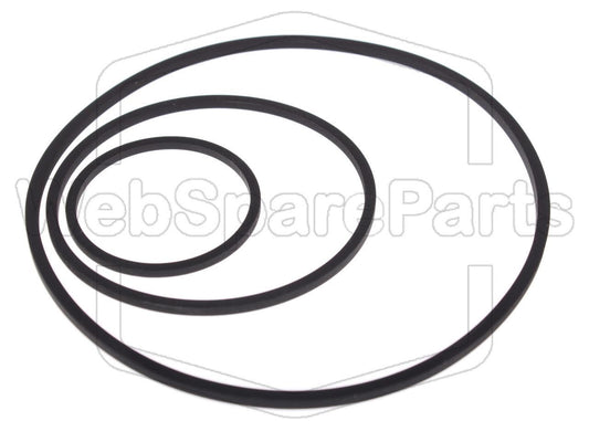 Kit Courroies Pour Magnétoscope Fujitsu General VGX-520