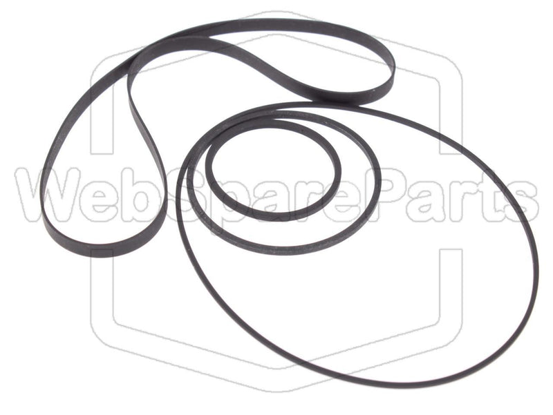 Kit Courroies Pour Platine Cassette Pioneer CT-227