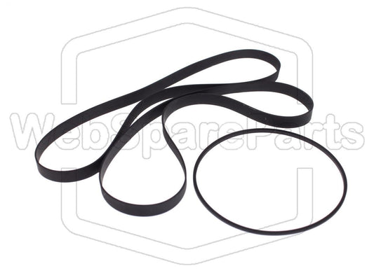 Kit Courroies Pour Platine Cassette Aiwa FX-W1500