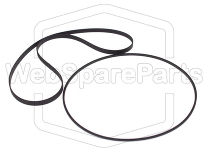 Kit Courroies Pour Platine Cassette Toshiba RT-8740S