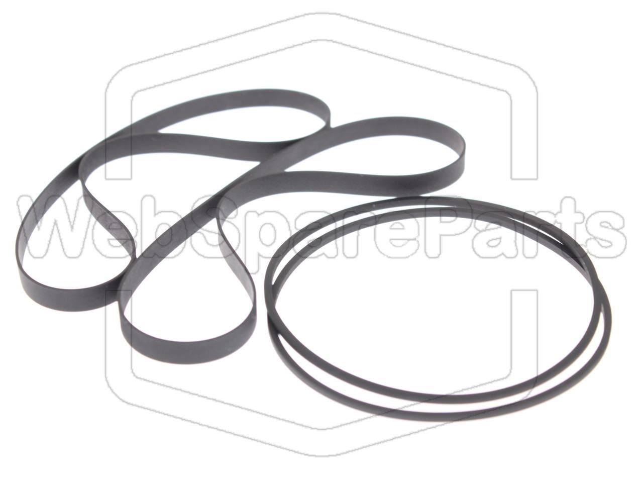 Kit de courroies pour lecteur cassette Philips FC410