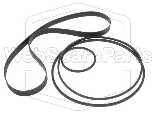 Kit Courroies Pour Platine Cassette Aiwa AD-F360